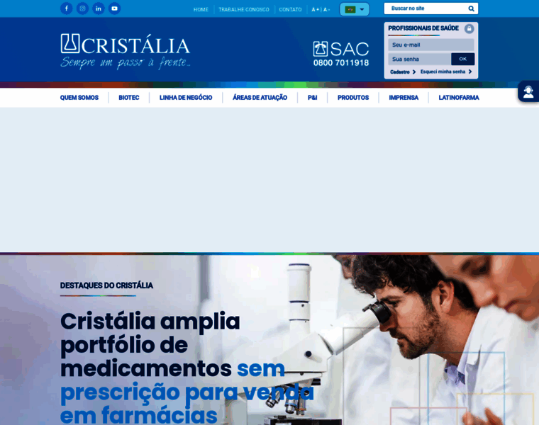 Cristalia.com.br thumbnail