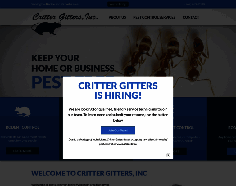 Critter-gitters.com thumbnail