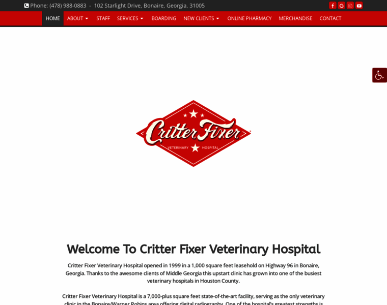 Critterfixerveterinaryhospital.com thumbnail
