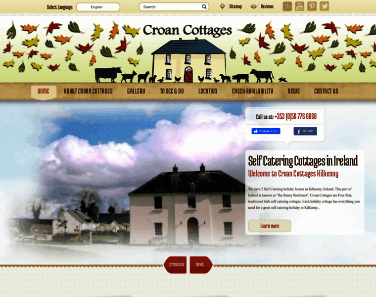Croancottages.com thumbnail