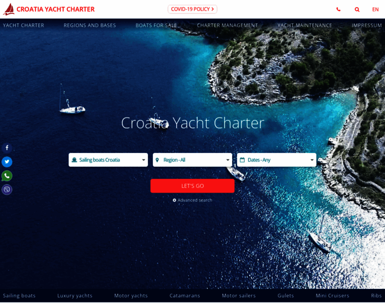 Croatia-yacht-charter.com thumbnail