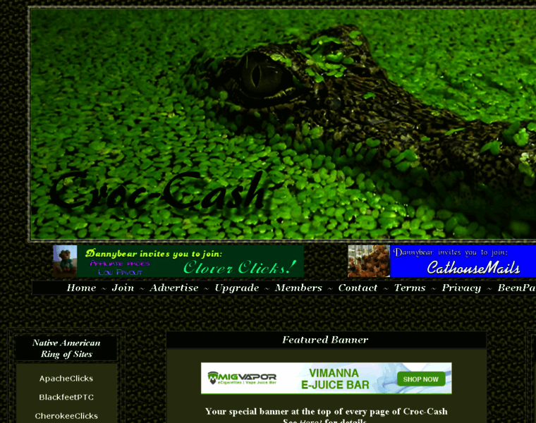 Croc-cash.com thumbnail