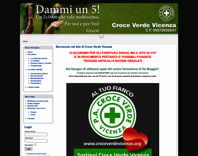 Croceverdevicenza.org thumbnail
