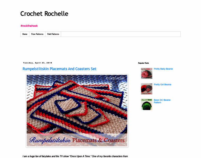 Crochetrochelle.com thumbnail