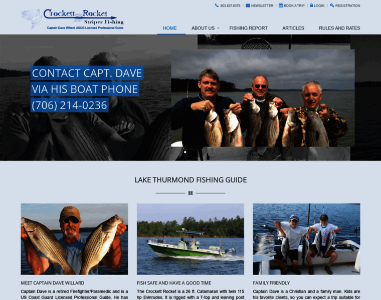 Crockettrocketstriperfishing.com thumbnail