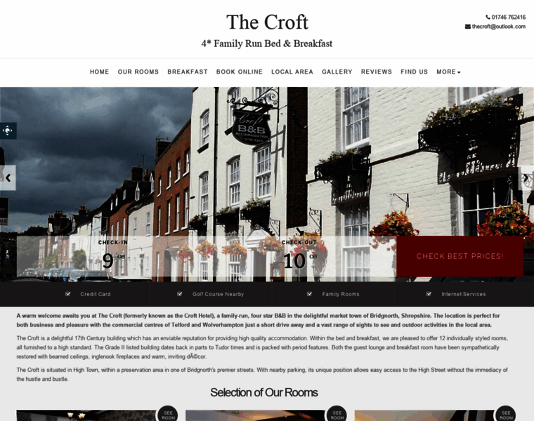 Crofthotelbridgnorth.co.uk thumbnail