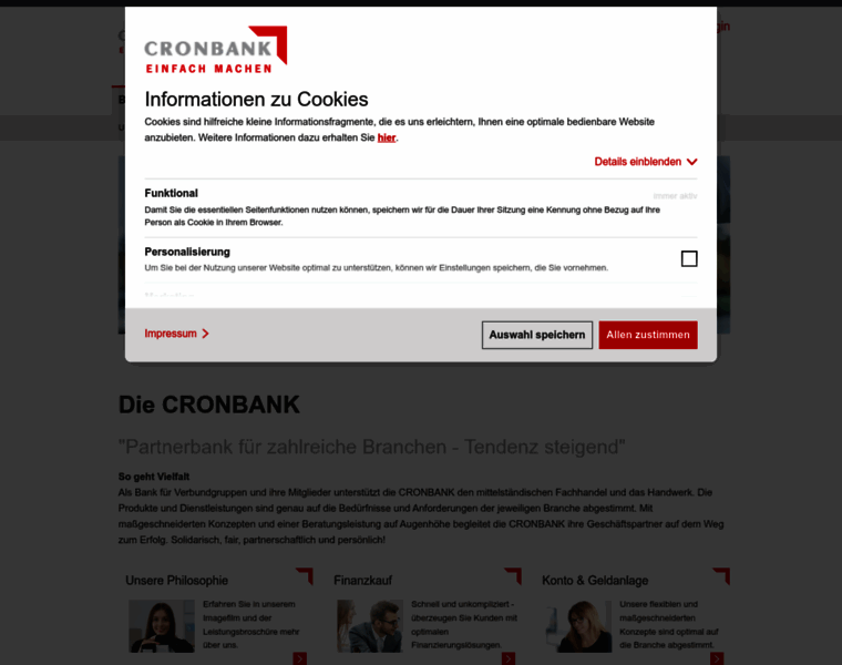 Cronbank.de thumbnail