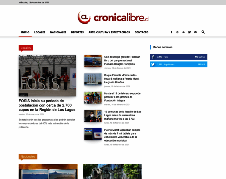Cronicalibre.cl thumbnail