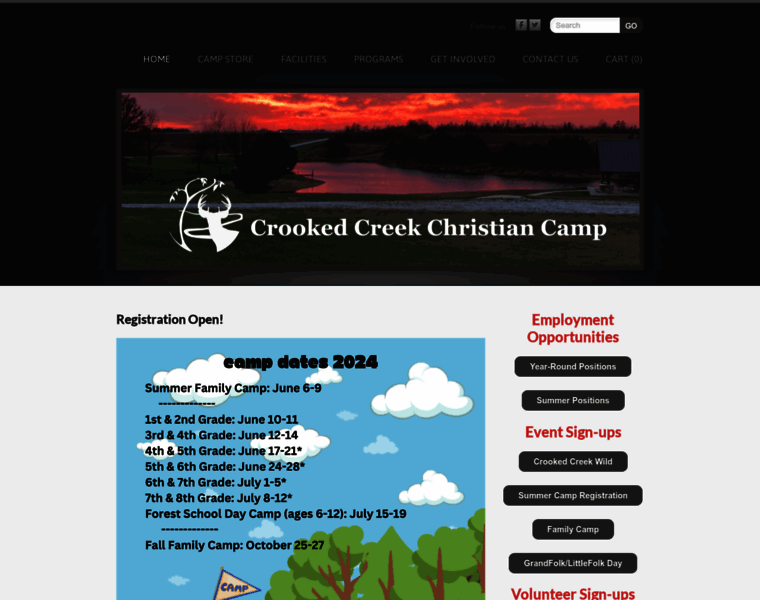 Crookedcreekcamp.org thumbnail