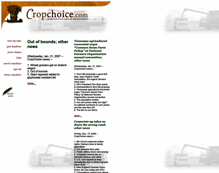 Cropchoice.com thumbnail
