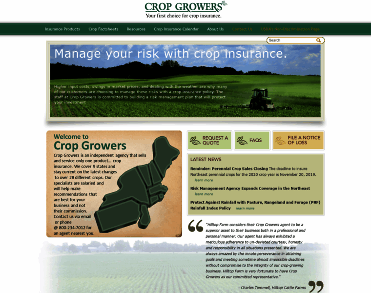 Cropgrowers.com thumbnail