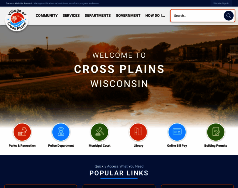 Cross-plains.wi.us thumbnail