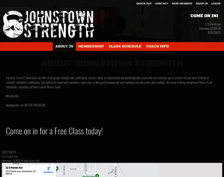 Crossfitjohnstown.rxgymsoftware.com thumbnail