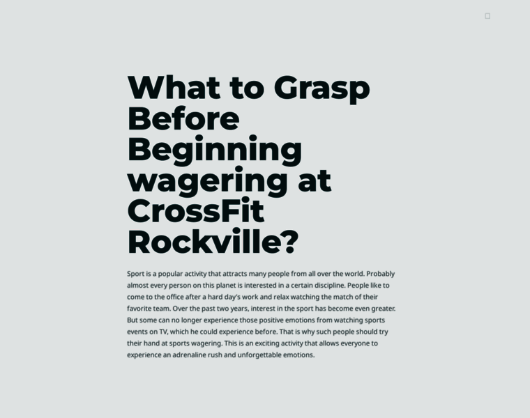 Crossfitrockville.com thumbnail