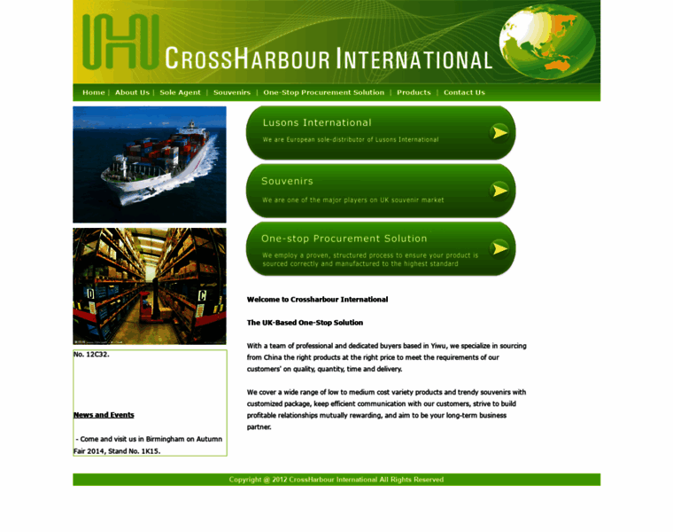 Crossharbour-international.com thumbnail