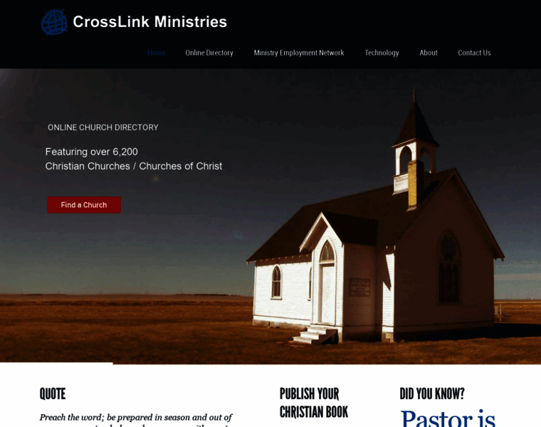 Crosslink.org thumbnail