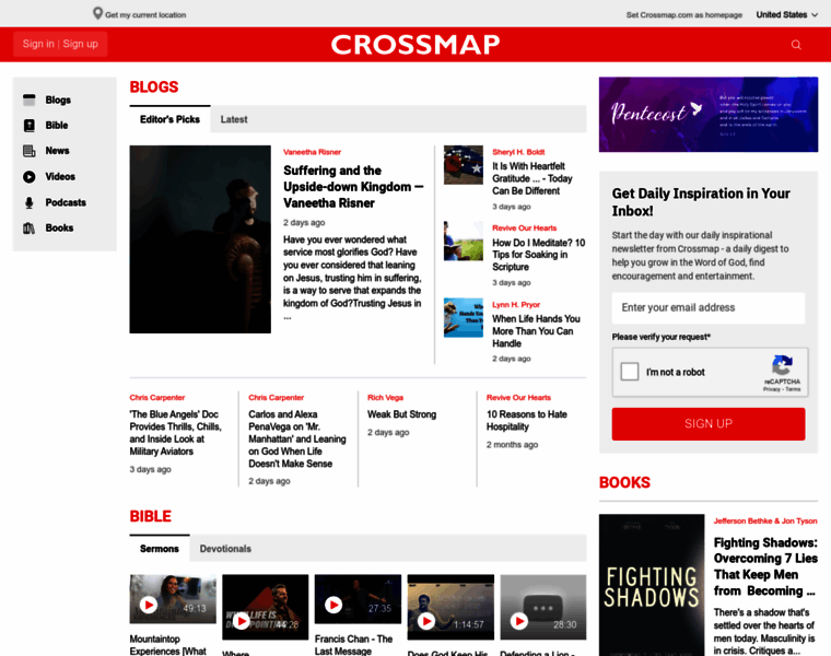 Crossmap.com thumbnail
