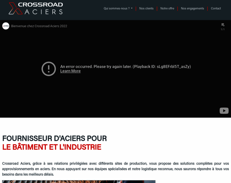 Crossroadaciers.fr thumbnail