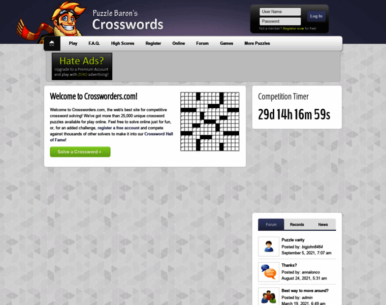Crossworders.com thumbnail