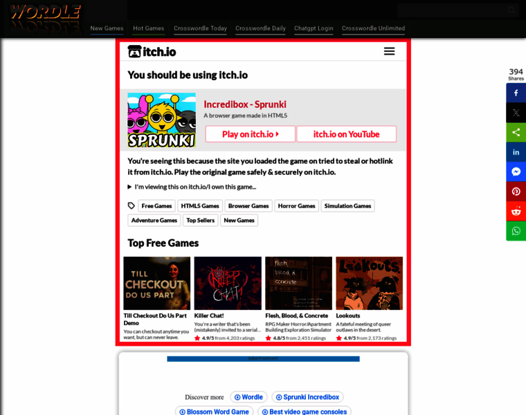 Crosswordle.cc thumbnail