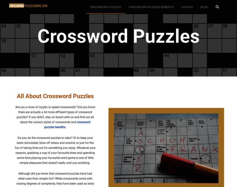 Crosswordpuzzlesgame.com thumbnail