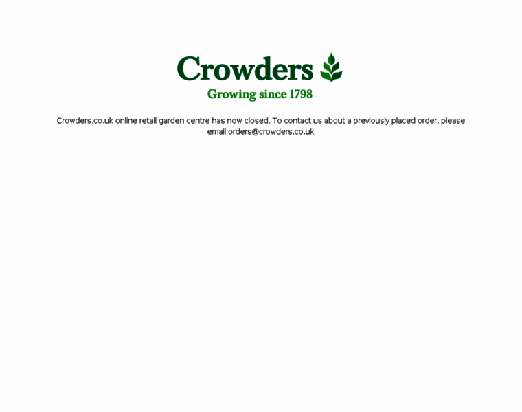 Crowders.co.uk thumbnail