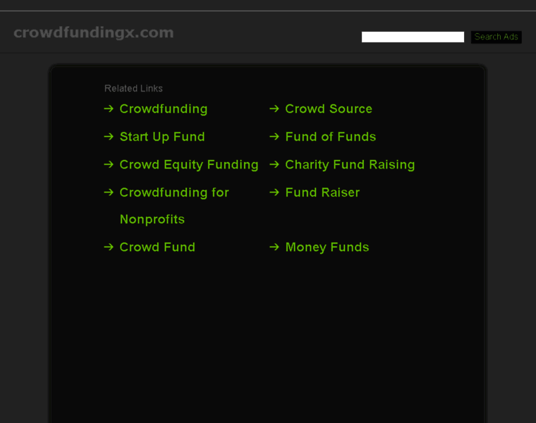 Crowdfundingx.com thumbnail