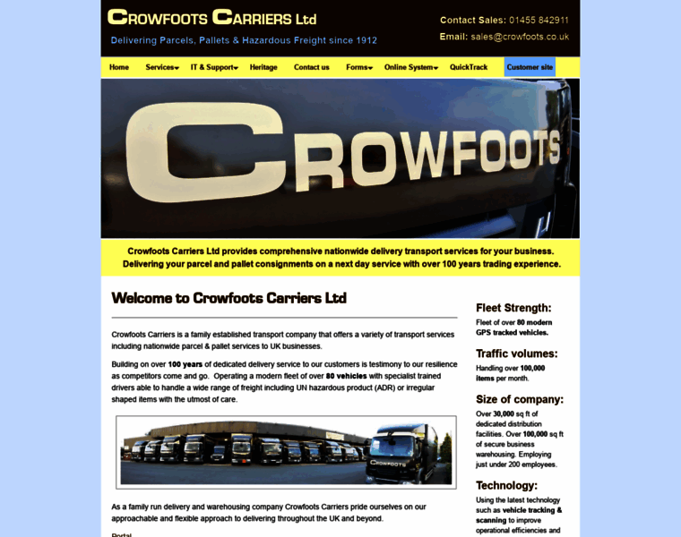 Crowfootscarriers.co.uk thumbnail