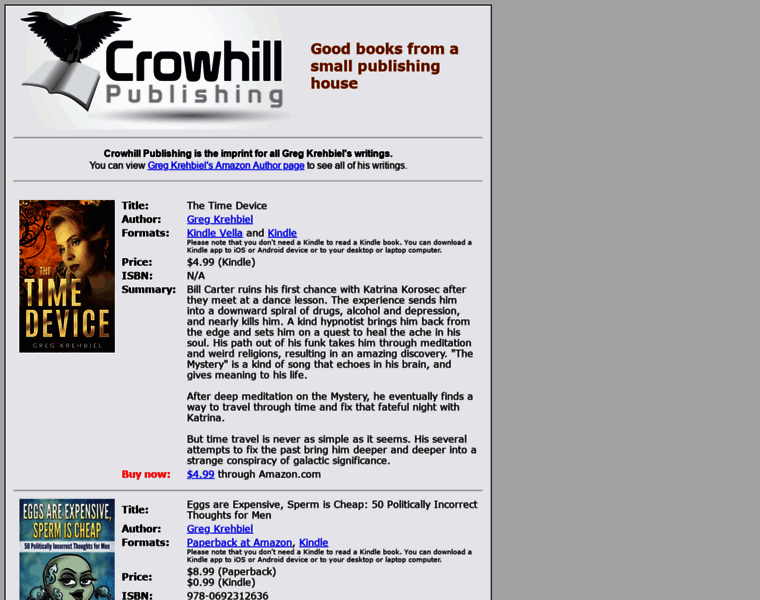 Crowhill.net thumbnail