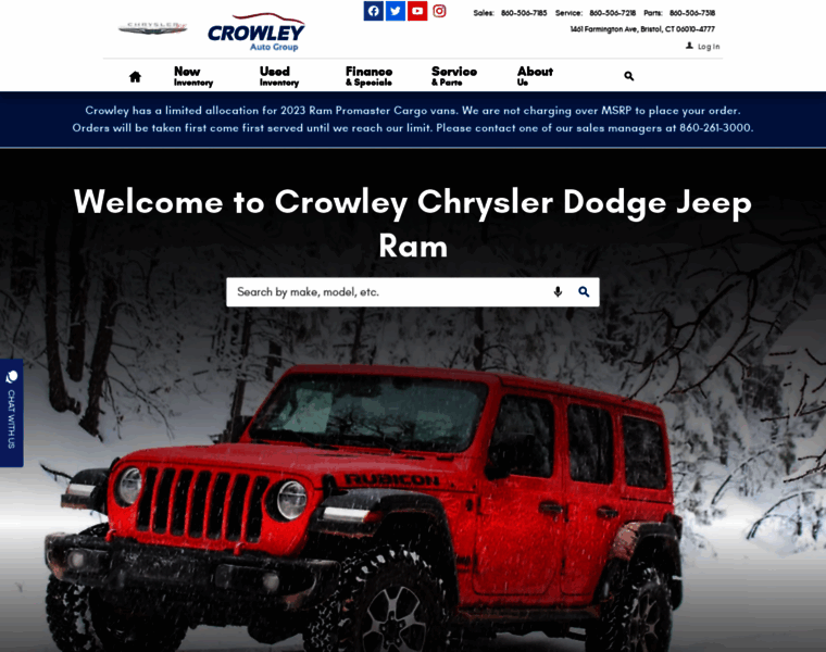 Crowley-jeep.com thumbnail