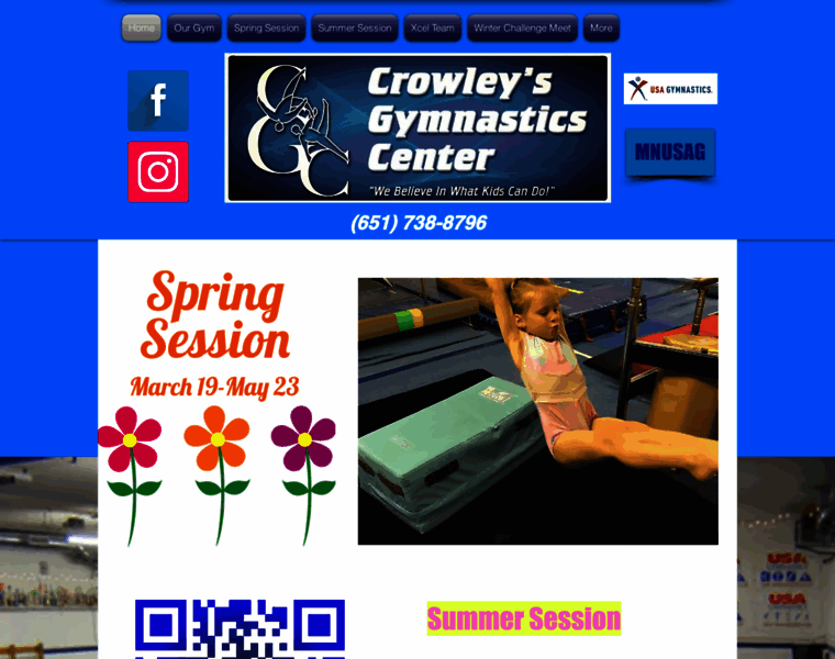 Crowleysgymnastics.com thumbnail