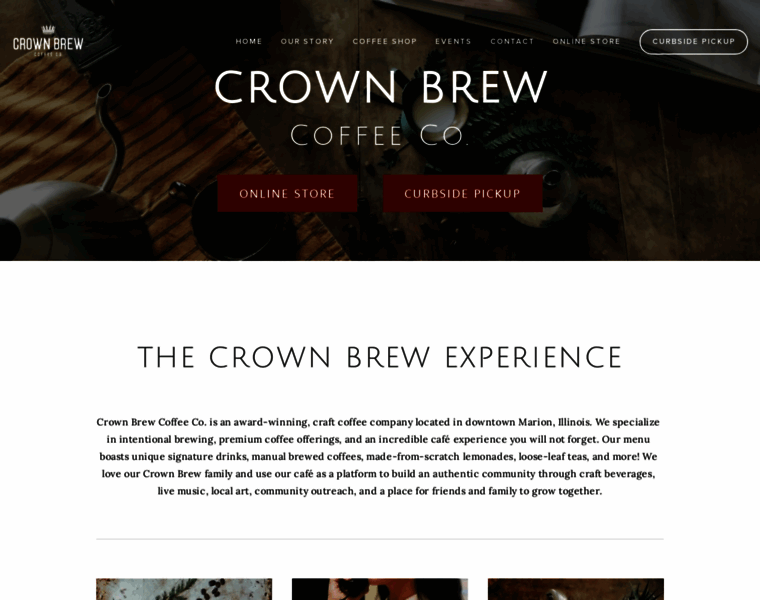 Crownbrewcoffee.com thumbnail