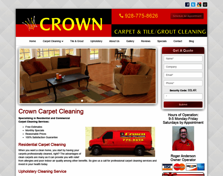 Crowncarpetcleaning.net thumbnail