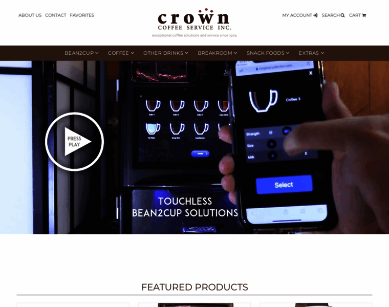 Crowncoffee.net thumbnail