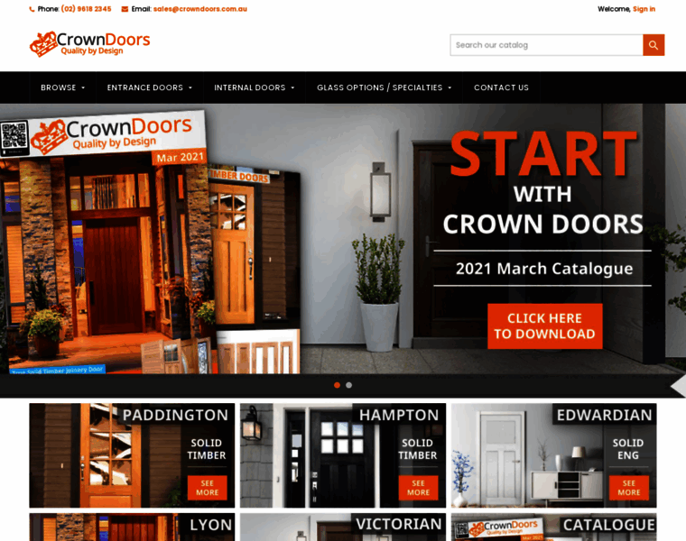 Crowndoors.com.au thumbnail