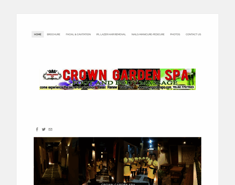 Crowngardenspa.com thumbnail