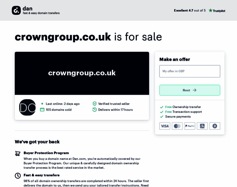 Crowngroup.co.uk thumbnail
