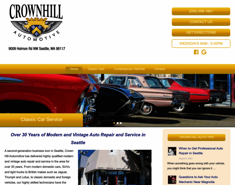Crownhillautomotive.com thumbnail