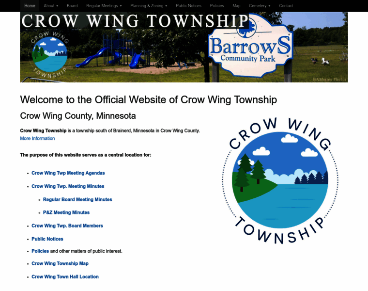 Crowwingtownship.org thumbnail