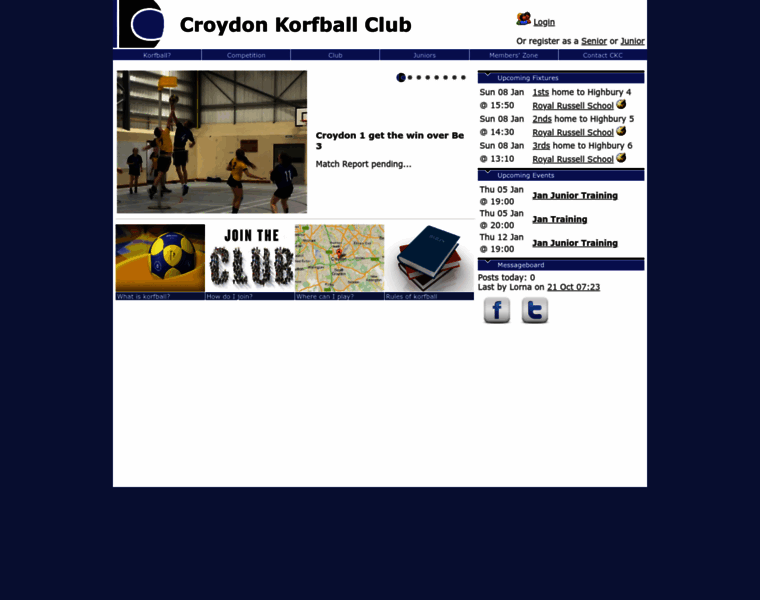 Croydonkorfball.com thumbnail