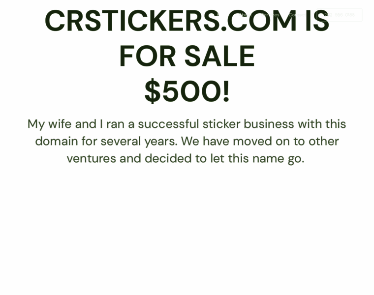 Crstickers.com thumbnail