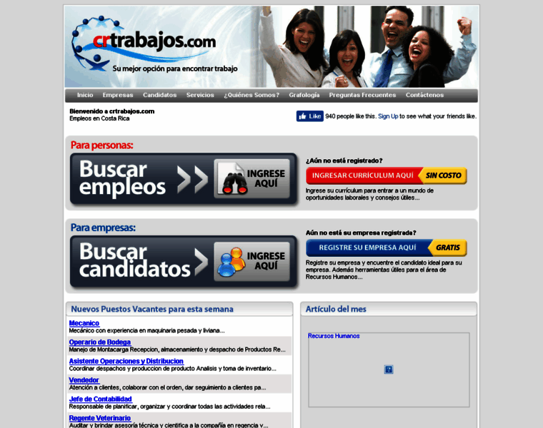 Crtrabajos.com thumbnail
