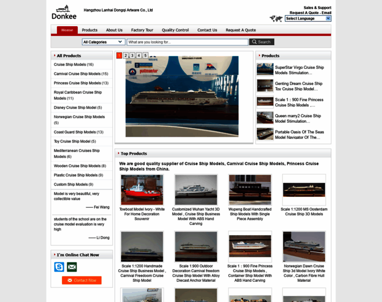 Cruise-shipmodels.com thumbnail