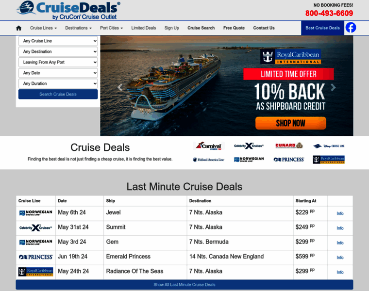 Cruisedeals.com thumbnail