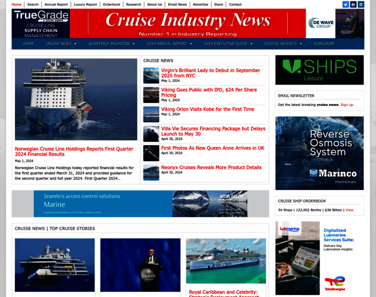 Cruiseindustrynews.com thumbnail