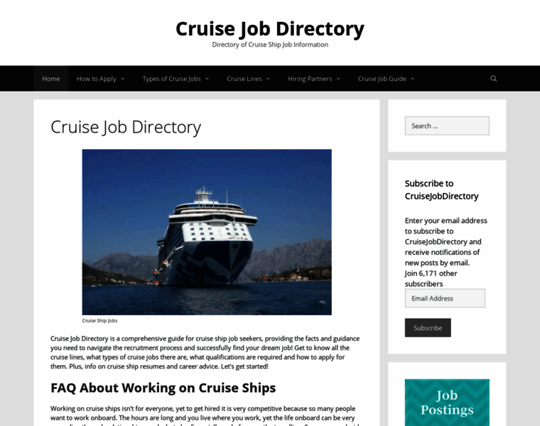 Cruisejobdirectory.com thumbnail