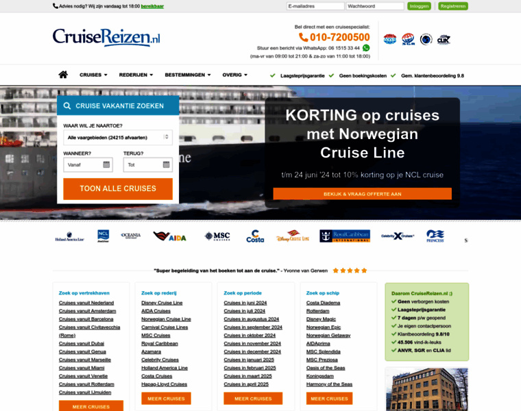 Cruisereizen.nl thumbnail