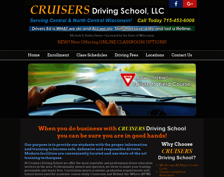 Cruisersdrivingschool.com thumbnail