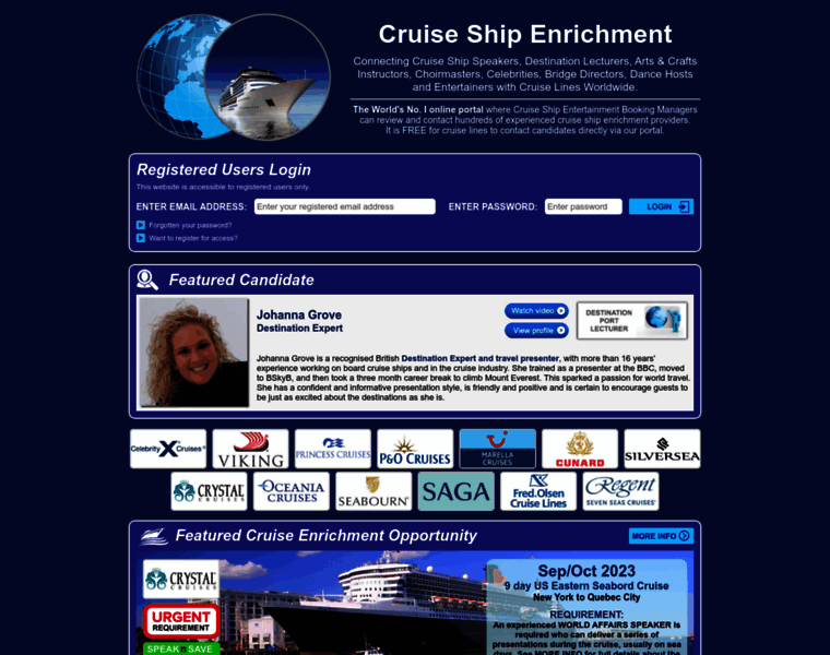 Cruiseshipspeakers.net thumbnail