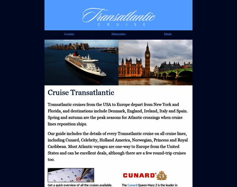 Cruisetransatlantic.com thumbnail